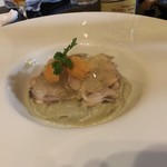Brasserie24℃ - 空豆のピューレとハマグリ