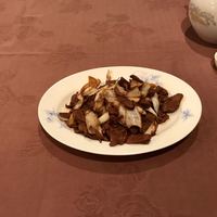 北京宮廷料理 涵梅舫 - 羊肉と長葱の炒め