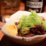 鳥酎 - 牛どて煮@580円＋税