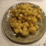 旬菜 おぐら家 - とうもろこしのかき揚げ