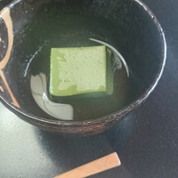 辰巳屋 - 抹茶豆腐