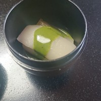 辰巳屋 - 白ずいき抹茶掛け