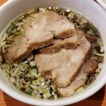 麺屋 六感堂 - ざるラーメン＋煮豚肉増し（水曜日限定）