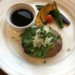 日比谷松本楼 - （料理）ハンバーグステーキ 和風ソース②