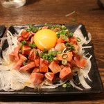 やきとん えん家 - 肉刺しユッケ