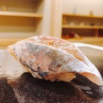 日本橋蛎殻町 すぎた - 2018.5.  真鯵