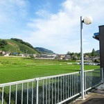 d:matcha Kyoto CAFE & KITCHEN - 駐車場からの眺め('18.6月初旬)