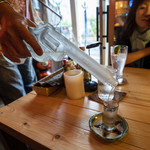 ボーダー - テキーラのアイスショット通称バキューン。