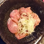 鶏料理・水炊きのお店 シリウス - 白レバ刺し￥650