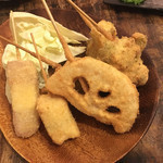 いか玉焼と串カツ マハカラ - 