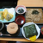 Sanzokuya - 天ざるそば定食880円