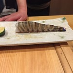 鮨 心白 - ここから追加　アタマを落として20cm以上ある車海老がすっと出てきました　やたっ！