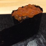 鮨 心白 - 鱒の介のいくらがどうしてももう一度食べたくてリクエスト　言葉がないです　いくらってこんなに美味しかったんですね
