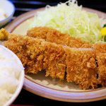 とんかつあおば - ヒレかつ定食(1500円)