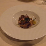 ノーワンズ レシピ - 季節の茸とごろべい米のリゾットにリード・ヴォを添えて