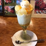 YUMEICHI - オレンジグレープフルーツヨーグルトパフェ @650