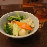 順香 - お通し、キクラゲの冷菜