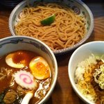 麺や 六三六 - つけ麺＋豚ほぐし