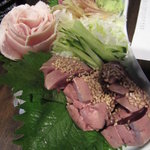 丈ちゃん - 刺身3種盛り。