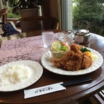 Kunitsuteru - 鶏立田揚ランチ、カリカリサクサク