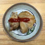 Okukeno Kimuchi Kou Bou - 【玉家の味付け豚足(500円)】いただきま～す☆