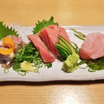 沼津海いち - 刺身の3点盛り1080円～