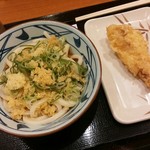 丸亀製麺 - ぶっかけうどん、かしわ天【2018.6】