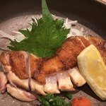 炭火焼鳥 きち蔵 - 稲垣種鶏場 名古屋コーチン ももたたき