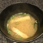 大淀河畔 みやちく - 味噌汁