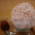 埜庵 - 苺みるくMIXベリーのソースを添えて1300円*2018.06