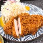 とんかつ檍 - 【2018年06月】ロースかつランチのアップ。
