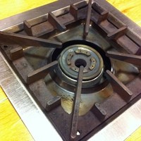 すき焼割烹 かとう - こちらのコンロに。