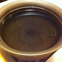 すき焼割烹 かとう - 鍋を置いて。