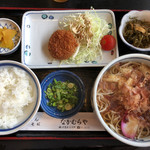 なかむらや - 料理写真:そば定食（700円）