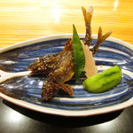 玄斎 - 琵琶湖の鮎の塩焼き
