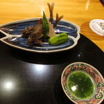 玄斎 - 琵琶湖の鮎の塩焼き