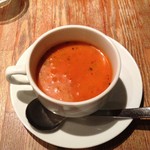 新洋食 KAZU - トマトと豆のスープ