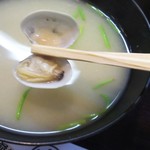 Kou zushi - 浅利の貝汁