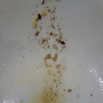 煮干し中華そば 一剣 - じゃこの痕跡が