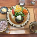 サリーガーデン - 和風ハンバーグセット　￥９５０