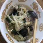 ラーメン倶楽部ぼん太 - 日替わりランチの野菜ラーメン