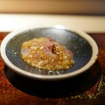 菊鮨 - イサキの生姜餡