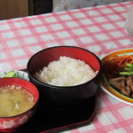 ながおかお惣菜店 - 焼肉定食800円