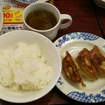 バーミヤン - 餃子･ごはんｾｯﾄ420円