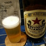 餃子工房 ギョィィィィィィン - 赤星大瓶550円