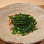 吉い - 甘鯛とニラの花