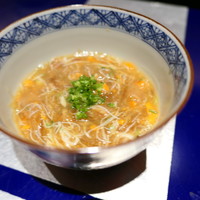 野嵯和 - ふかひれとメスのワタリガニでピリ辛に仕上げて