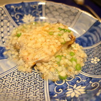 野嵯和 - 太刀魚に蕎麦の実とインゲン