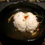 龍吟 - 鱧のお椀。出汁の素晴らしいこと！