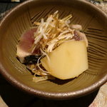 龍吟 - かつおの土佐造りと天草のりょく竹